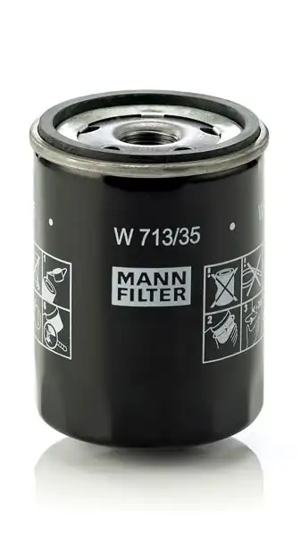 MANN W713/35 | Yağ Filtresi Mitsubishi Colt 6 Smart Forfour 04>