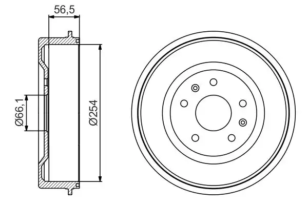 Bosch 0986477227 Fren Kampanası Landrover Freelander İ 96 06 Arka
