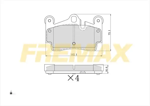 Fremax Fbp 1359 Arka Fren Balatası Carbon Formül VW Touareg Q7 Cayenne 2004