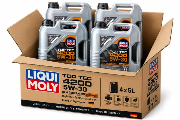 LIQUI MOLY 8973 | Top Tec 4200 Motor Yağı 5lt Vw504 507 4 Adet