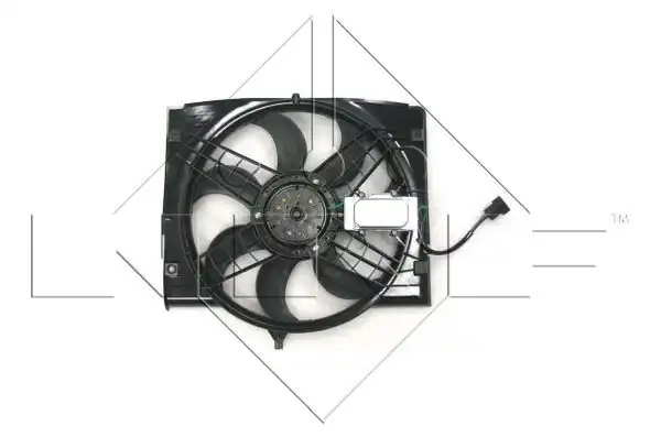NRF 47442 | Bmw E46 3 20d N47n Motor Fanı 228w 17117801423
