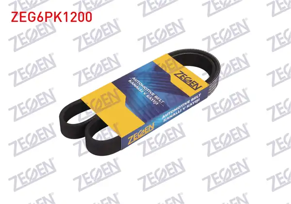 ZEGEN ZEG6PK1200 | Kanallı V Kayışı 6Pk1200 Renault Clio II-III / Fluence / Kangoo / Megane II-III / Scenic III / Symbol 1.5 DCI