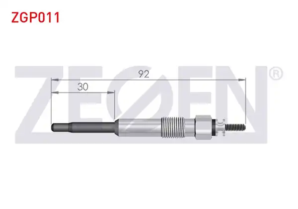 ZEGEN ZGP011 | Kızdırma Buji 11v Citroen Berlingo Mf 1 9d 1996 2008 Peugeot Partner 5 5f 1 9d 1996 2008 Dw8 10 Adet