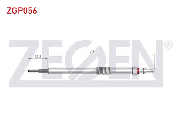 ZEGEN ZGP056 | Kızdırma Buji 4 6v Mercedes Vito 10 Adet
