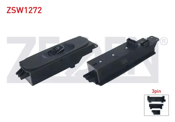 ZEGEN ZSW1272 | Cam Açma Anahtarı Tekli 3 Pin Mercedes Sprinter 906 2006 2016 Volkswagen Crafter 2006 2016