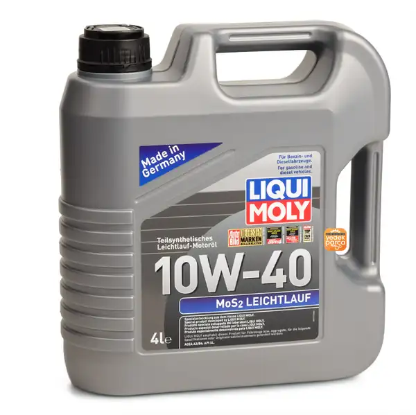 LIQUI MOLY 6948 | Mos2 10W-40 Kısmi Sentetik Motor Yağı 4 Litre (6948)