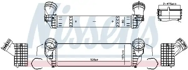 NISSENS 961344 | İnterkol Radyatörü Bmw X5 F15 X6 F16 N 47 S1 N 57 N