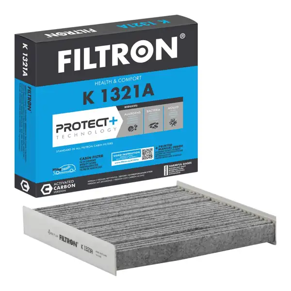 FILTRON K1321A | Dacia Sandero 3 / Clio IV / Captur / Clio 5 / Logan MCV / Sandero 2 / Duster 2 Polen Filtresi Karbonlu