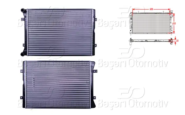 AUTOLUX 1113060-22 | Su Radyatörü Mekanik M-T A-T 600x452x34 mm VW Sharan 1 9 TDI 03 ASZ Btb Bvh Brt