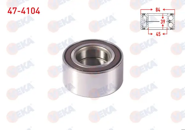 VEKA 47-4104 | On Tekerlek Rulmanı Sol-Sağ ABS Okuyuculu 45X84x39 Suzuki Vitara 1.4İ-1.6İ 2015-/ Sx4 1.6 2006-2013