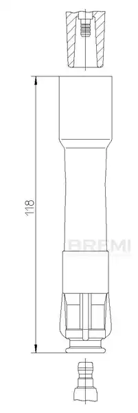 BREMI 13249A18 | Ateşleme Bujisi Başlığı Bmw E34 M50 M52 M60 4 Adet 2367239