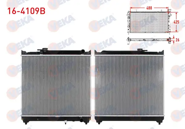 VEKA 16-4109B | Su Radyatörü Brazing Suzuki Vitara Et Ta 1 6i 16v M T 1988 1999