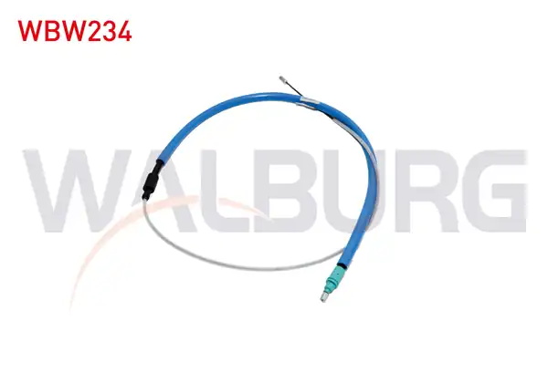WALBURG WBW234 | El Fren Teli Arka Sol Sağ Kampanalı Citroen C2 Jm 1 4i 1 4hdi 2003 2009