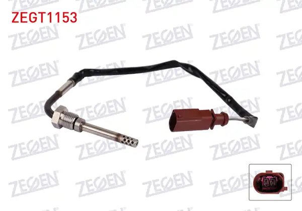 ZEGEN ZEGT1153 | Egzoz Sıcaklık Sensörü Egt Volkswagen Touareg 3 0 V6 TDI 2010 2018