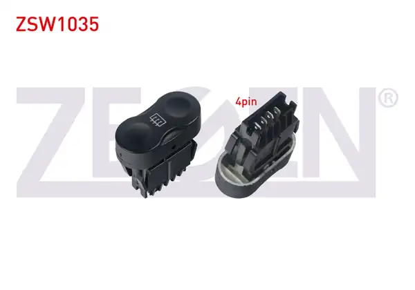 ZEGEN ZSW1035 | Rezistans Anahtarı 4 Pin Turuncu Dacia Logan 2004 2012