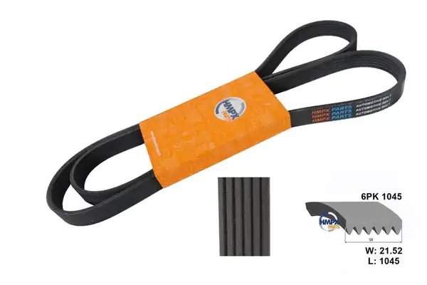 HMPX PARTS 6PK-1045 | Vantilatör Kayışı Golf5 Jetta Caddy 1 6 2 0 FSI 1 9 D Aaz BSE BLR