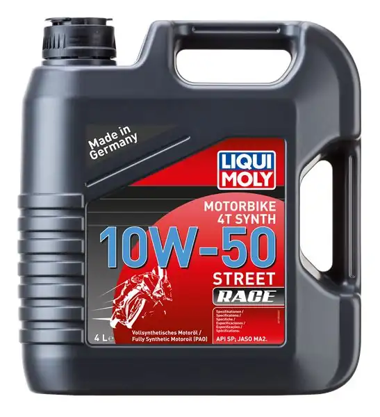 LIQUI MOLY 1686 | Motosiklet Yağı Motorbike 4t 10w 50 Str Race 4 L Api Sp Jaso Ma2