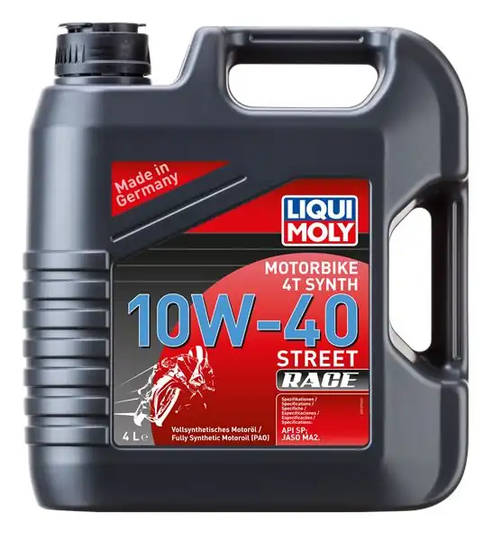 LIQUI MOLY 20754 | Motosiklet Yağı Motorbike 4t Syn 10w 40 St Rc 4 Api Sp Jaso Ma2 4 Adet