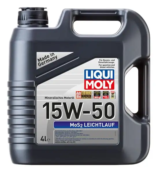 LIQUI MOLY 2457 | Super Dusuk Surtunmeli Motor Yağı Mos2 15w 50 4l Koli 4 Adet 4 Adet