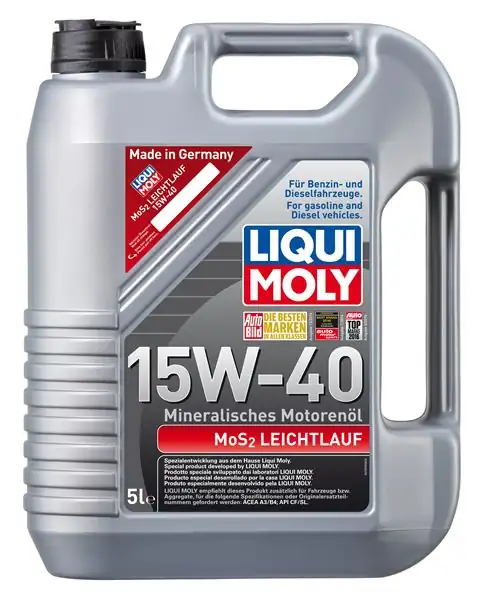 LIQUI MOLY 2571 | Mos2leichtlauf Motor Yağı 15W-40 5L (Koli 4 Adet) | 4 Adet