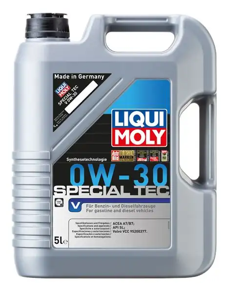 LIQUI MOLY 2853 | Motor Yağı Special Tec V 0w 30 5 L Acea A7 B7 Api Sl Volvo Vcc 95200377 4 Adet