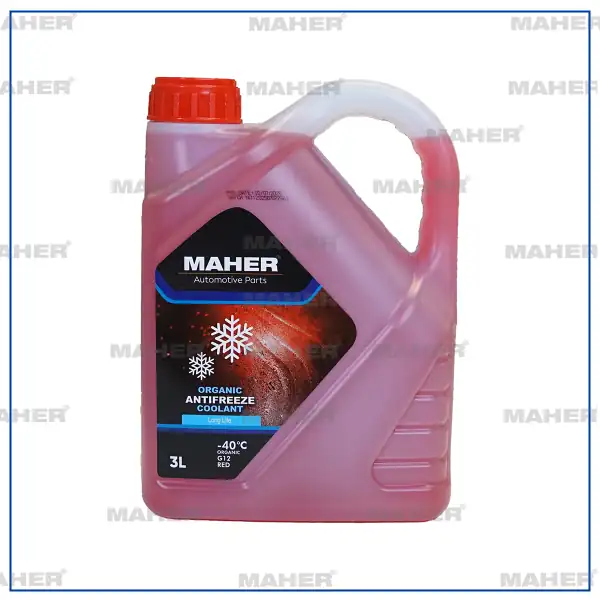 MAHER 11487 | Antifriz Kırmızı Seri Organik 40 3 Litre 6 Adet