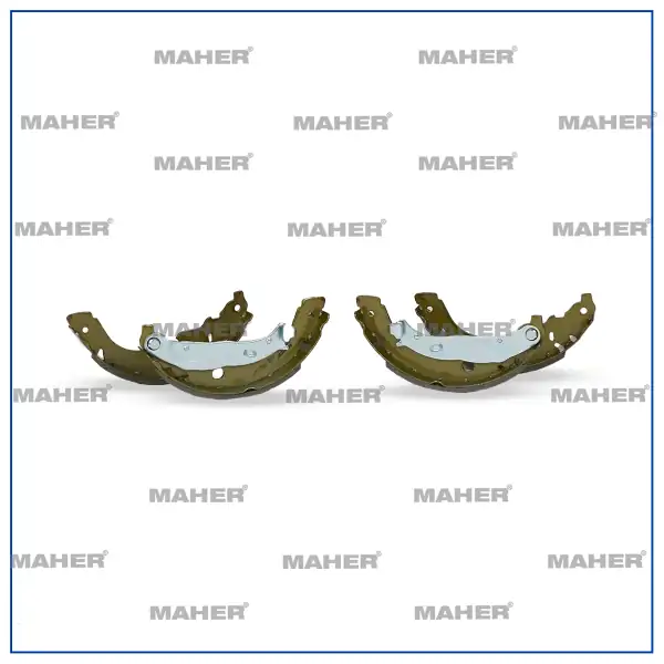 MAHER 14909 | Fren Balata C3 II 09 13 Ds3 09 15 207 06 13 208 12 Levyelı Pabuç Arka