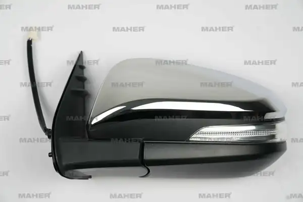 MAHER 15502 | Ayna Dış Dikiz Hilux 15 Revo Elektrikli Sinyalli Otomatik Katlanır Krom 7 Fişli Sol