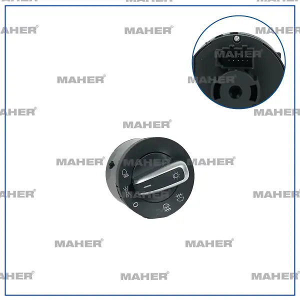 MAHER 15925 | Far Anahtarı Golf6 Tiguan Jetta Caddy Passat T6 Sisli