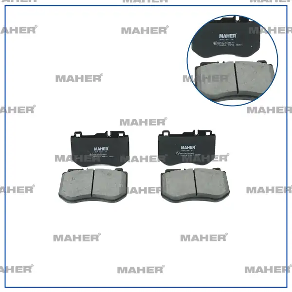 MAHER 23651 | Fren Balata Mercedes 14 W205 C Seri Ön 127 7mm