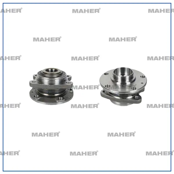 MAHER 30295 | Teker Poryası A6 04 11 Arka Rulmanlı 5 Bijon ABS li