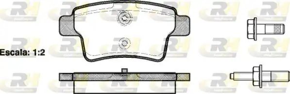ROADHOUSE 21241-00 | Fren Balatası C4 Grand Picasso Ua 10 06