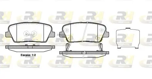 ROADHOUSE 21274.02 | Fren Balatası Genesıs Coupe 01 08 -