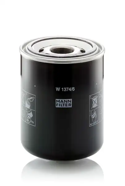 MANN W1374-6 | Yağ Filtresi Mwm