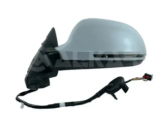 ALKAR 6119791 | Dış Dikiz Aynası Sol Elektrikli Asferık Isıtmalı Astarlı Otomatik Katlanır Sinyalli 10 Pin Audi A3 2008 2010