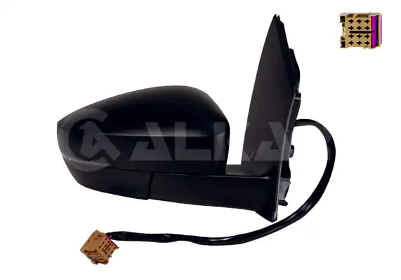ALKAR 6126123 | Dış Dikiz Aynası Sağ Elektrikli Isıtmalı Sinyalli 6 Pin Dikdortgen Soket Volkswagen Polo 6r 2009