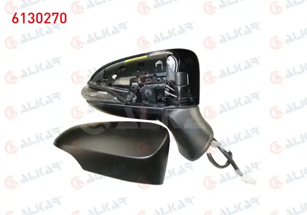ALKAR 6130270 | Dış Dikiz Aynası Sağ Elektrikli Isıtmalı Astarlı Otomatik Katlanır Sinyalli 9 Pin Toyota Avensis 2015 2018