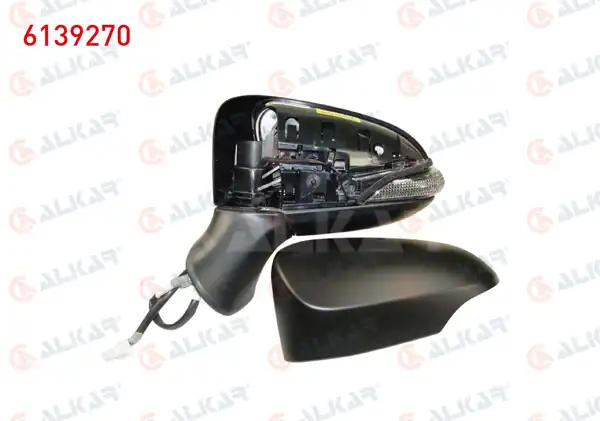ALKAR 6139270 | Dış Dikiz Aynası Sol Elektrikli Asferık Isıtmalı Astarlı Sinyalli 7 Pin Toyota Avensis 2015 2018