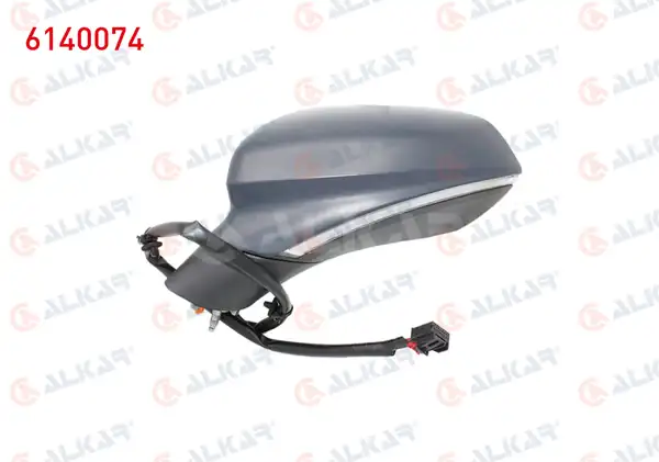 ALKAR 6140074 | Dış Dikiz Aynası Sol Elektrikli Isıtmalı Astarlı Otomatik Katlanır Sinyalli Hafızalı 12 Pin Seat Leon Kl1 2019