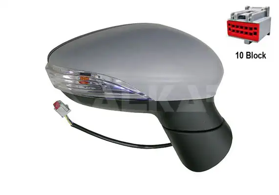 ALKAR 6140362 | Dış Dikiz Aynası Sağ Elektrikli Asferık Isıtmalı Astarlı Sinyalli 6 Pin Ford Fiesta VI 2012 2016
