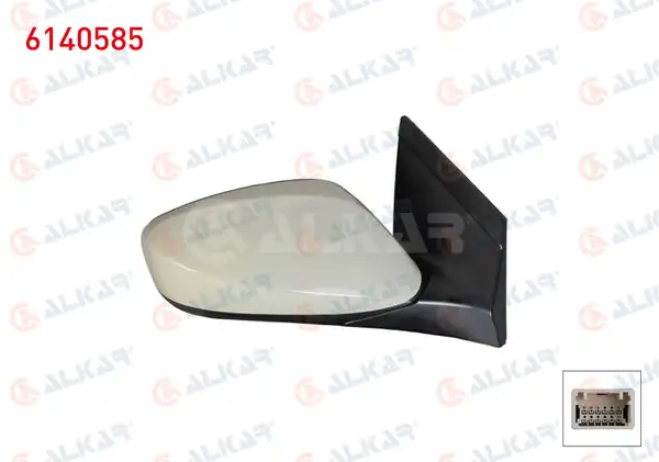 ALKAR 6140585 | Dış Dikiz Aynası Sağ Elektrikli Isıtmalı Astarlı 5 Pin Hyundai İ30 Gd 2011 2017