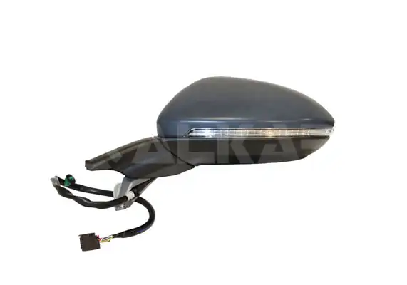 ALKAR 6143138 | Dış Dikiz Aynası Sol Elektrikli Asferık Isıtmalı Astarlı Sinyalli 7 Pin Alt Aydınlatma Volkswagen Golf VII 2012 2017