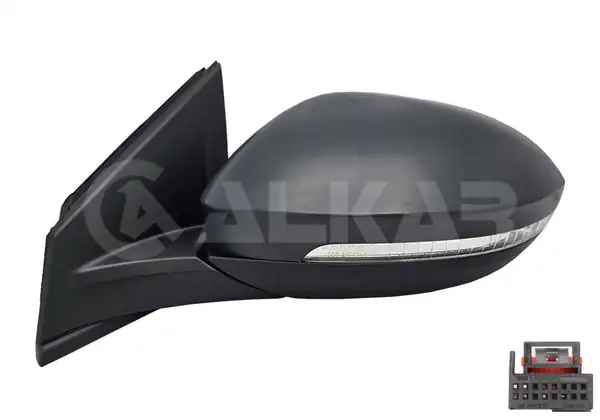 ALKAR 6143204 | Dış Dikiz Aynası Sol Elektrikli Asferık Isıtmalı Astarlı Sinyalli Volkswagen Taigo 2021