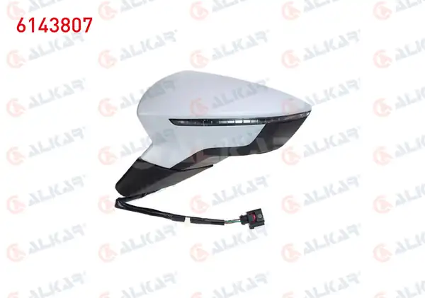 ALKAR 6143807 | Komple Ayna Sol Leon 13 Katlanır