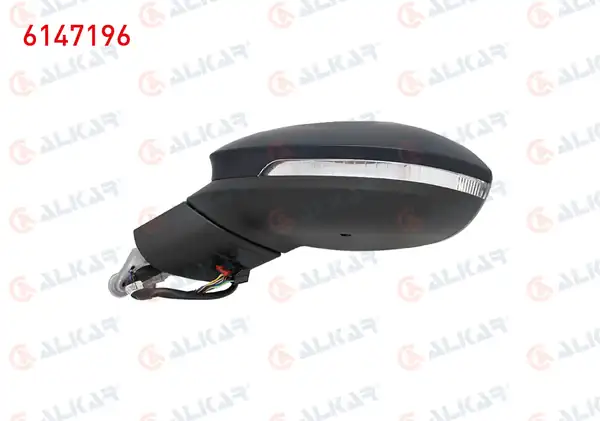 ALKAR 6147196 | Dış Dikiz Aynası Sol Elektrikli Isıtmalı Asferık Astarlı Otomatik