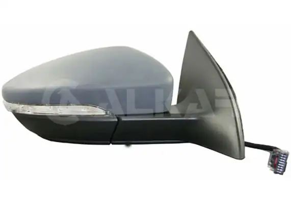 ALKAR 6150183 | Dış Dikiz Aynası Sağ Elektrikli Isıtmalı Astarlı Otomatik Katlanır Sinyalli Alt Aydınlatma 9 Pin Volkswagen CC 2008 2012