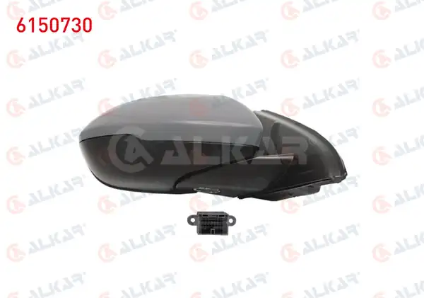 ALKAR 6150730 | Dış Dikiz Aynası Sağ Elektrikli Isıtmalı Astarlı Otomatik Katlanır Alt Aydınlatmalı Kör Noktalı 10 Pin Opel Insignia B Z18 2017