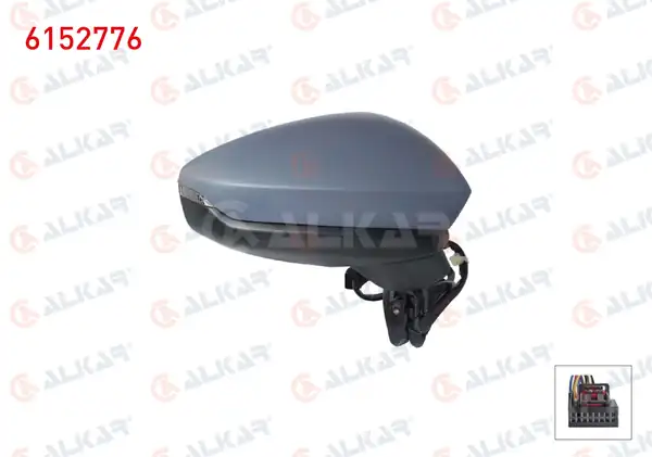 ALKAR 6152776 | Ayna Komple Sağ Otm. Katlanır A3 20