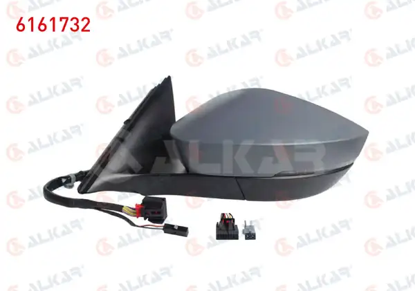 ALKAR 6161732 | Dış Dikiz Aynası Sol Elektrikli Isıtmalı Astarlı Otomatik Katlanır Sinyalli Ledli Kör Noktalı 8 2 Pin Skoda Octavia IV 2020