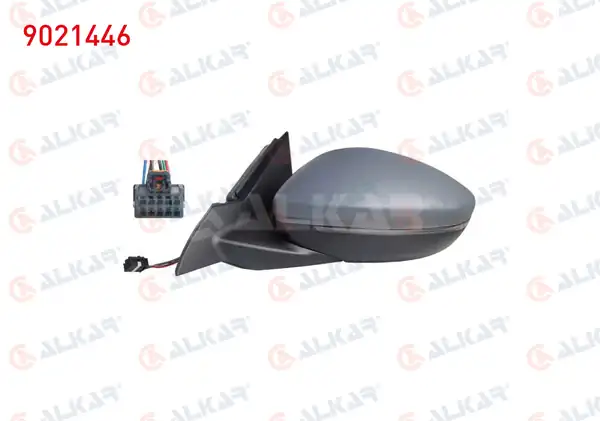 ALKAR 9021446 | Dış Dikiz Aynası Sol Elektrikli Isıtmalı Astarlı Sinyalli 6 Pin Opel Mokka 2020